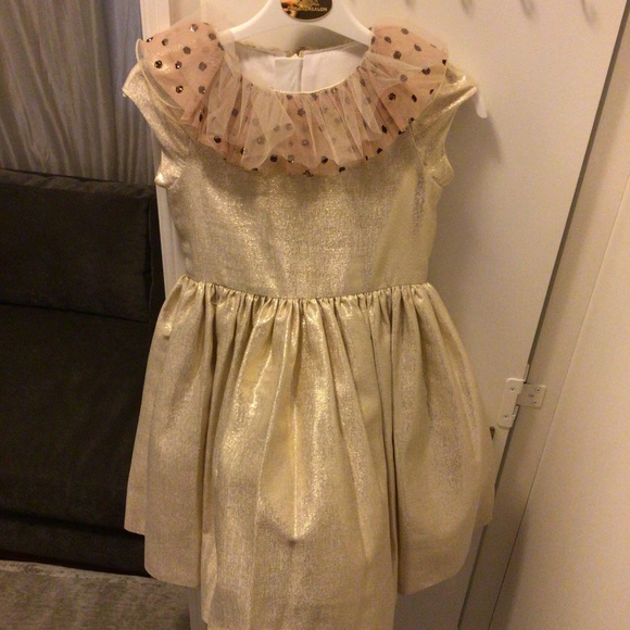 Princess Golden Occasion Dress